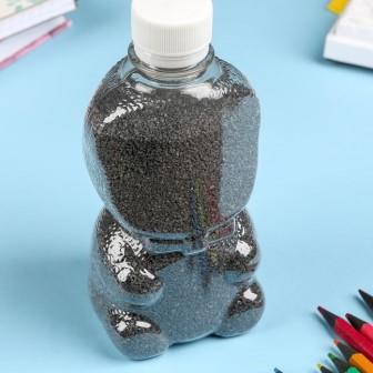 Песок цветной в бутылках "Чёрный" 500 гр 3967474 фото, картинки