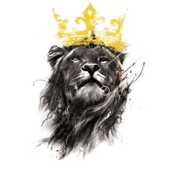 Термонаклейка " Король лев" 9*13 см фото, картинки
