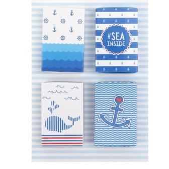 Набор декоративных коробочек "Sea inside" (4 шт), 10,5 х 18 см   1850155 фото, картинки