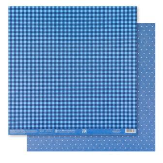 Бумага для скрапбукинга «Синяя базовая», 30.5 × 32 см, 180 гм 4505872 фото, картинки