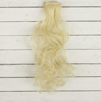 Волосы - тресс для кукол "Кудри" длина волос 40 см, ширина 50 см, № 613А 2294339    фото, картинки