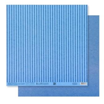 Бумага для скрапбукинга «Синяя базовая полоска», 30.5 × 32 см, 180 гм 4505873 фото, картинки