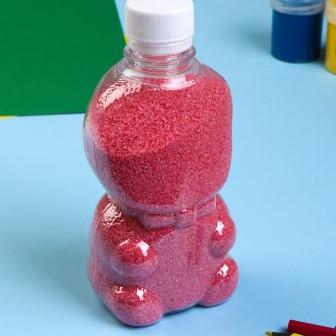 Песок цветной в бутылках "Розовый" 500 гр МИКС  3691879 фото, картинки
