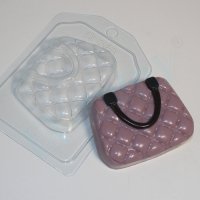 Форма пластиковая: Сумочка в пухлый ромбик фото, картинки
