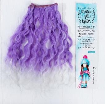 Волосы - тресс для кукол "Волны" длина волос 25 см, ширина 100 см, №LSA010   3588578 фото, картинки