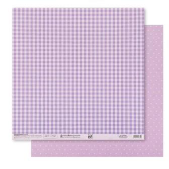 Бумага для скрапбукинга «Сиреневая базовая», 30.5 × 32 см, 180 гм 4505864 фото, картинки
