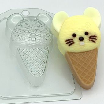 Форма пластиковая: Мороженое/Мышка фото, картинки