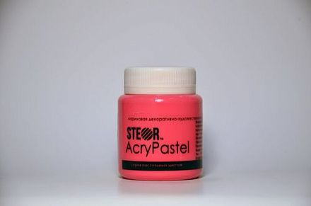 Акриловая краска AcryPastel Красный пастельный 20мл. фото, картинки