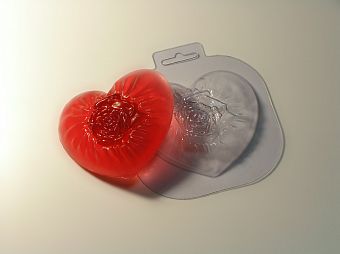 Форма для мыла "Шелковое сердце" фото, картинки