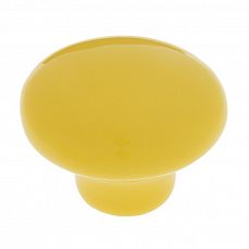 Ручка-кнопка Ceramics 002, керамическая, желтая 2772159 фото