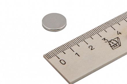 Постоянный магнит 15x1,2, диск, N35, никель фото, картинки