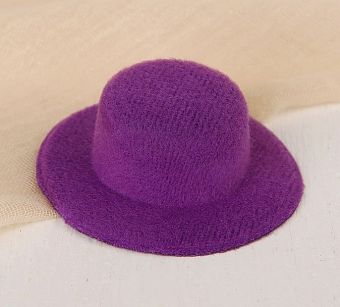 Шляпа для игрушек, размер 5 см, цвет фиолетовый   3488139 фото, картинки