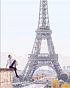 Картина по номерам "Париж. Эйфелева башня" GX 25407 фото, картинки