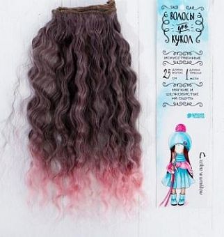 Волосы - тресс для кукол "Волны" длина волос 25 см, ширина 100 см, №LSA071   3588570 фото, картинки