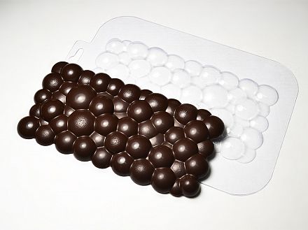 Форма для шоколада "Плитка Пузырьки" фото, картинки