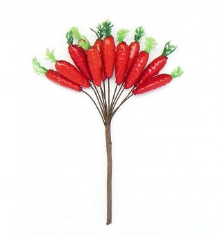 Декоративный букетик "Рукоделие" Морковь, DKB184 фото, картинки