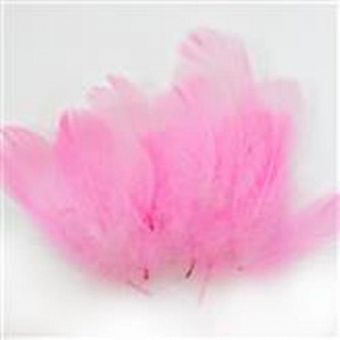 Перья Розовые 12 см, 20 шт. фото, картинки