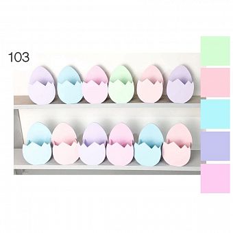 Кашпо яйцо (разбитое) №103, 11,5*10*15,5 см, цвета в ассортименте фото, картинки