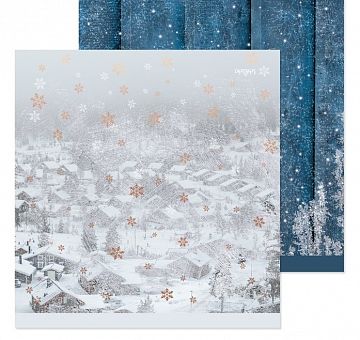 Бумага для скрапбукинга «Зимний городок», 30,5 × 30,5 3309673 фото, картинки