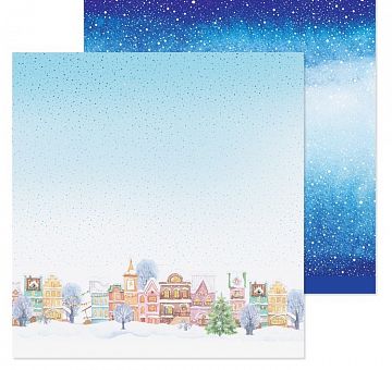 Бумага для скрапбукинга «Снежный город», 30,5 × 30,5 3309654 фото, картинки