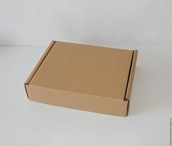 Коробка "Без крышки, внутренний гофрокартон" 18*15*5 см фото, картинки