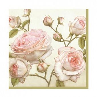 Салфетка бумажная 33*33 см (3 слоя) "Beauty Roses" фото, картинки
