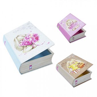 Набор подарочных коробок "Книжки ЗайкаМи", 3 штуки фото, картинки