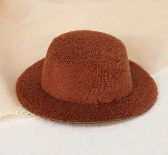 Шляпа для игрушек, размер 8 см, цвет коричневый   3488155 фото, картинки