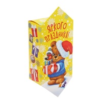 Сборная коробка‒конфета «Яркого праздника», 9,3 х 14,6 х 5,3 см 3573470 фото