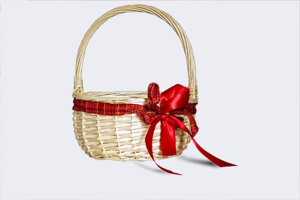 Плетеные корзинки – стильное дополнение  к подарку