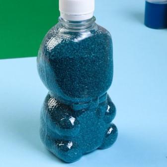 Песок цветной в бутылках "Тёмно-синий" 500 гр МИКС  3967471 фото, картинки