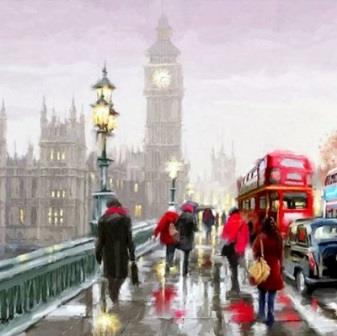 Картина по номерам "Туманный Лондон" GX 22511 фото, картинки