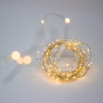 Декоративная светодиодная нить для творческих работ 250 см, 20 лампочек фото, картинки