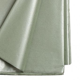 Бумага тишью металлик 50*66 см (10 листов) SF-5155, дымчато-зеленый фото, картинки