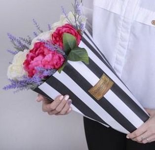 Конверт-люлька для цветов «Счастье ждет тебя», 29 × 39 см    3893704 фото