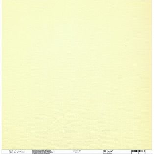 Текстурированная бумага 235г/м2, 305х305мм, 1 лист, Ваниль фото