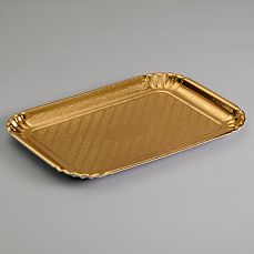 Кондитерский поднос, золотой, 33,2 х 23,1 см   4608739 фото