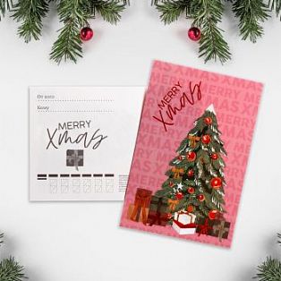 Почтовая карточка «Новогодняя ёлочка», 10 × 15 см 7028421 фото
