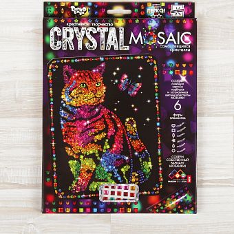 Набор для создания мозаики серии «CRYSTAL MOSAIC», на темном фоне CRM-01-03 2604013 фото, картинки