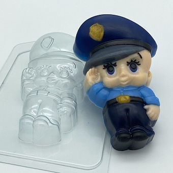 Форма пластиковая: Малыш/Полицейский фото, картинки