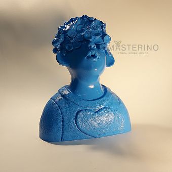 Статуэтка Влюбленный Мартин, 31 см (синий, гипс) 122774 фото, картинки