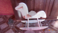 лошадка- качалка из сосны фото