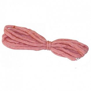 Шнур из войлока, 100% шерсть, 2 м, 2 мм  розовый . фото
