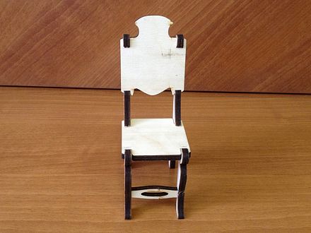 Кукольный стул 15х9,5х6 см фото, картинки