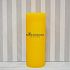 Декоративная свеча "Рустик" желтая d=70 h=190mm фото, картинки