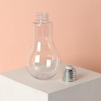 Бутылочка для хранения «Лампочка», 200 мл, цвет прозрачный фото, картинки