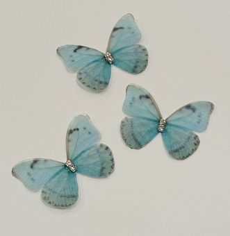 Бабочки шифоновые средние 4,5 см  SF-4483, №5 фото, картинки