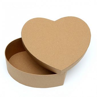 Коробка подарочная "Крафт сердце" №1 7465077  фото, картинки