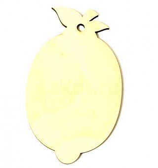 Доска декоративная "Лимон"(большая), 20 см (фанера 6 мм) фото, картинки