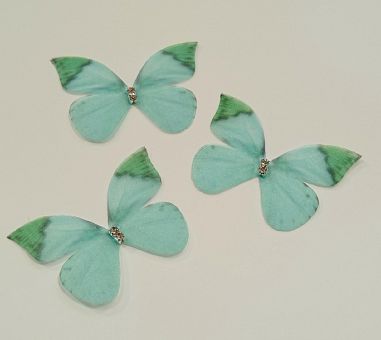 Бабочки шифоновые средние 4,5 см  SF-4483, №2 фото, картинки
